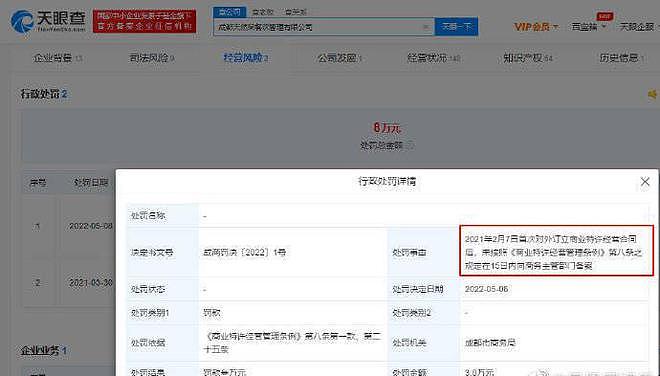 关晓彤关联奶茶公司特许经营违规 被罚款3万元 - 3