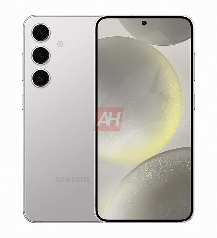 三星 Galaxy S24 手机官方渲染图曝光：紫、灰、黄、黑四款配色，四边等宽 - 6