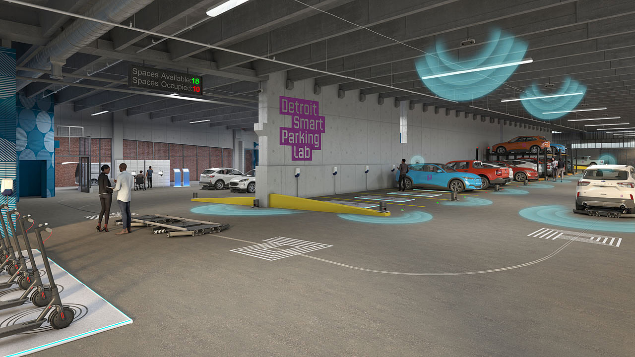 福特的底特律智能停车实验室(DSPL)将于下月开放 - 1