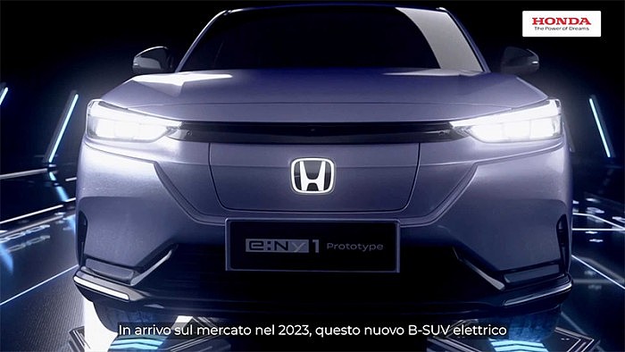 本田发布e:Ny1纯电SUV预告图，新车将于2023年首发欧洲市场 - 2