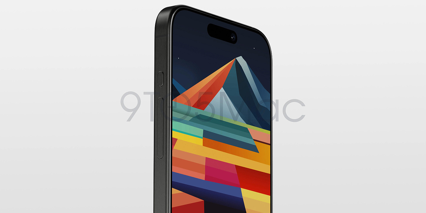 苹果 iPhone 15 Pro 手机高清渲染图再曝光：钛合金中框、相机更凸起、新增深红色 - 6