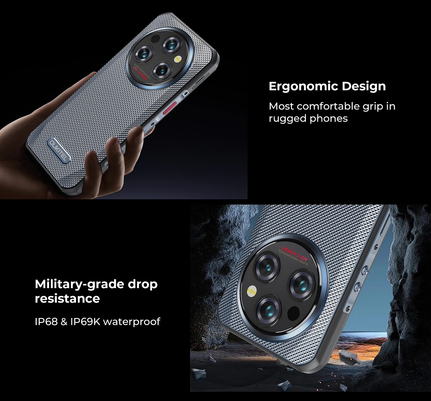 OUKITEL WP35 三防手机发布：厚度仅 14.9mm，内置 11000mAh 电池 - 4