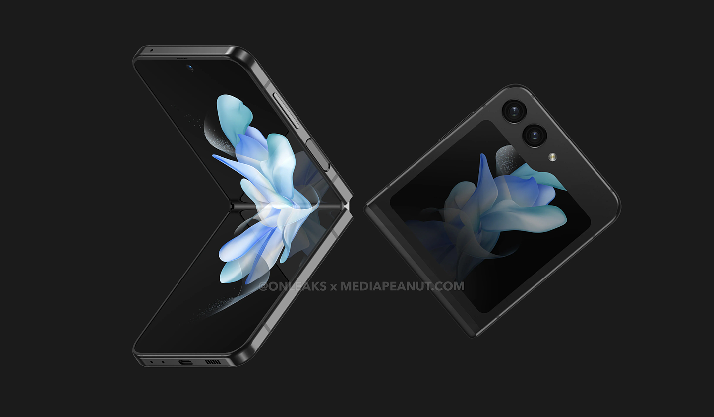 独特文件夹造型外屏，三星 Galaxy Z Flip5 折叠屏手机高清渲染图曝光 - 5