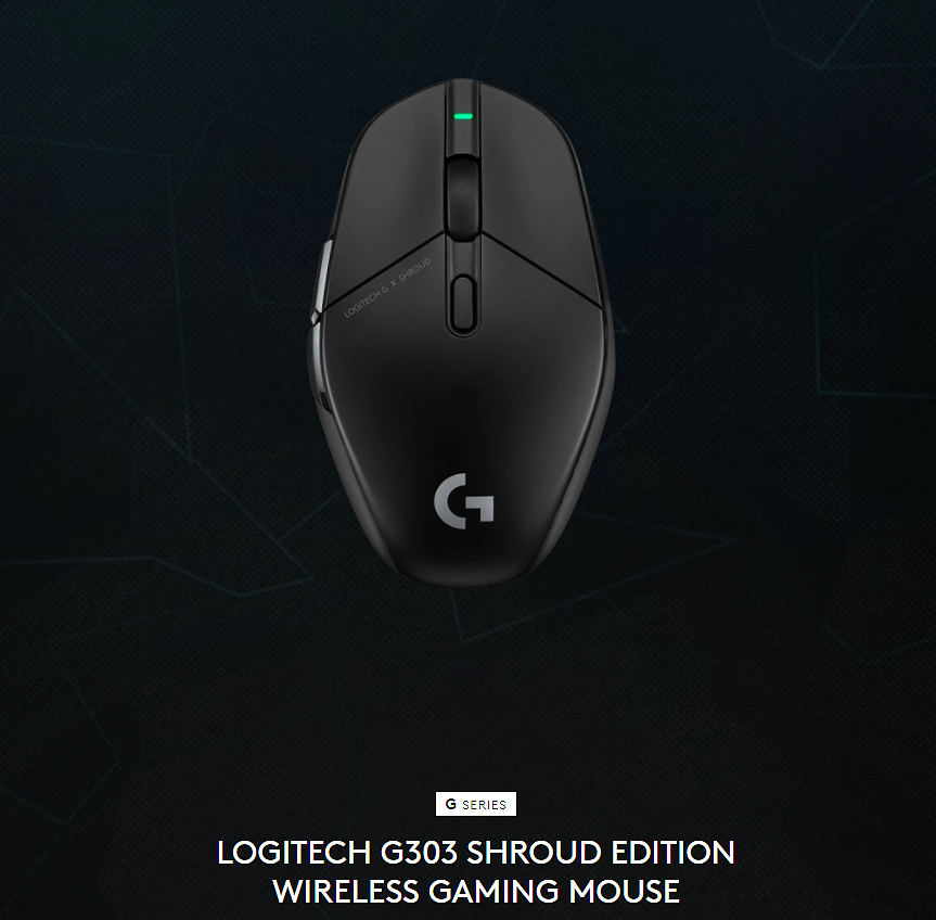 罗技发布 Shroud 联名款 G303 无线游戏鼠标，售价 129.99 美元 - 1