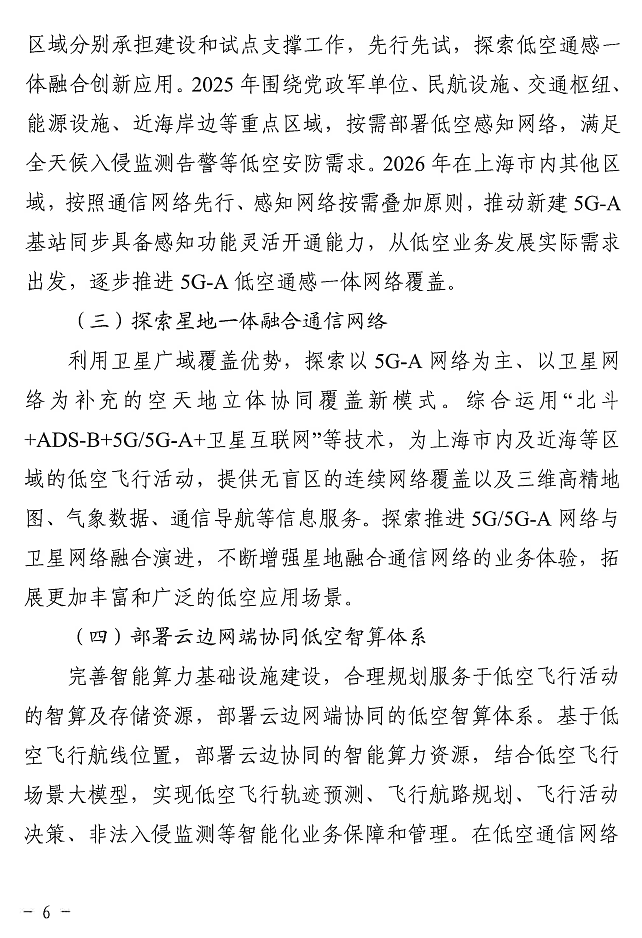 上海强化 5G-A 的低空智联网覆盖：到 2026 年初步建成低空飞行航线全域连续覆盖的通信网络 - 5