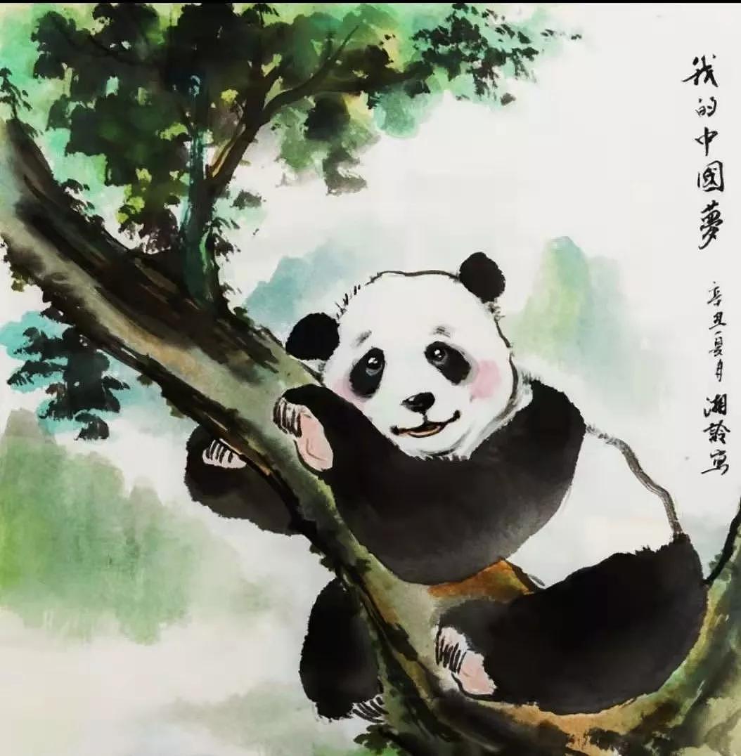 黄湘詅钟情画熊猫 画作蕴藏家国情 - 3