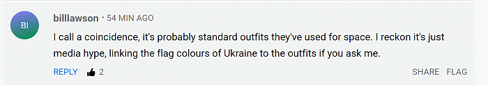 俄宇航员抵达空间站时穿乌克兰国旗配色航天服？网友：只是媒体炒作 - 4