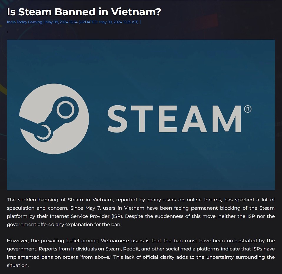 ?G胖：发生什么事了？ 越南宣布封禁Steam - 1