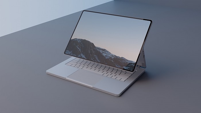 设计师分享Surface Book Studio笔记本高清概念渲染图 - 13