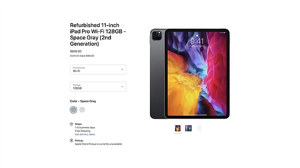 苹果开卖官翻2020款iPad Pro：A12Z处理器加持、比零售版能便宜2200元 - 1