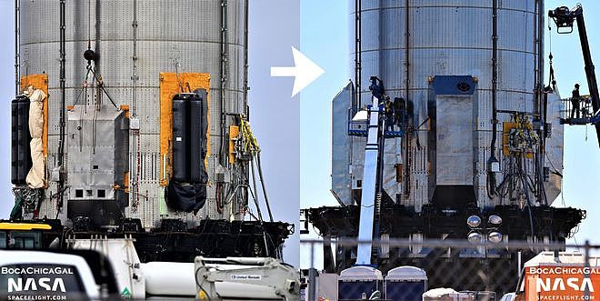 SpaceX放出安全回收“杀手锏” 首次为超重型助推器安装全套防护罩 - 1