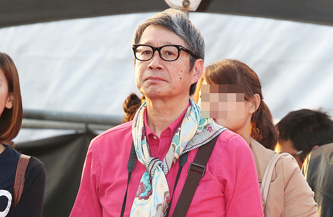 田中千繪的爸爸田中東尼是知名彩妝師，曾來台陪女兒跑宣傳活動。（圖／中時資料照片）