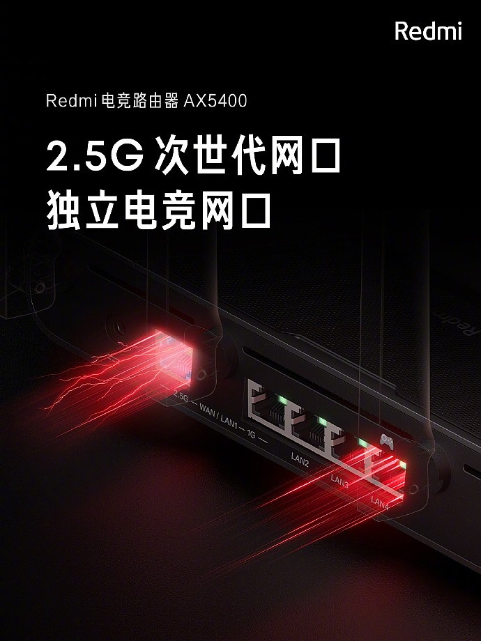 Redmi首款电竞路由器AX5400发布 - 4