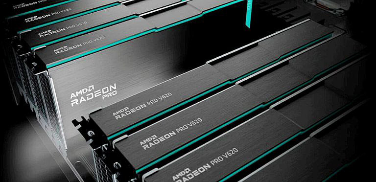 AMD 发布 Radeon PRO V620 专业显卡：72CU 32GB 显存，为云游戏设计 - 1