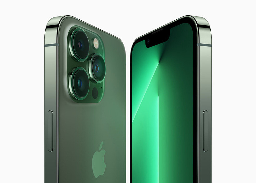 新推出的苍岭绿色 iPhone 13 Pro