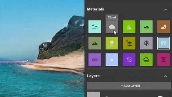 [图]NVIDIA推出Canvas：使用 AI 将简单的笔触变成逼真的风景图 - 3