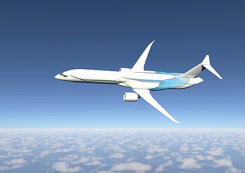公司氢能飞机设想图