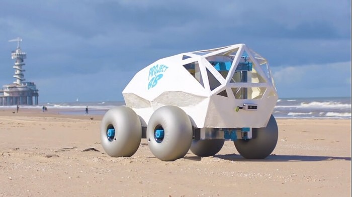 沙滩机器人BeachBot利用人工智能清除海滩上的烟头 - 3