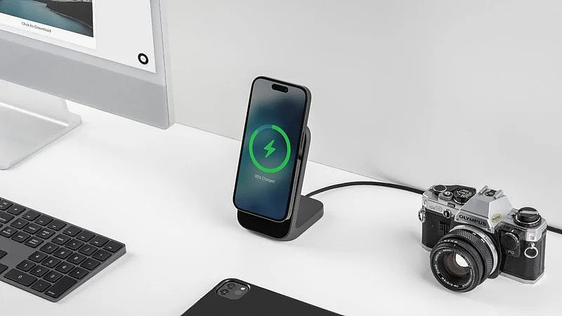 Nomad 为 MagSafe iPhone 推出 Stand One 充电支架：最高 15W，售价 109.95 美元 - 1