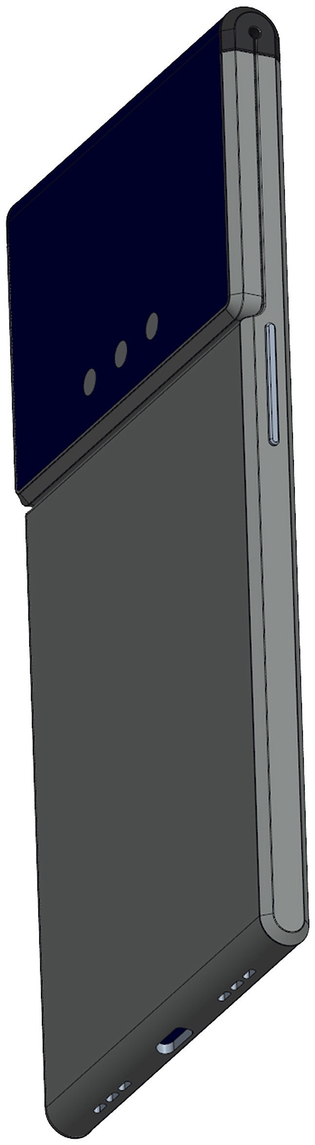 小米折叠手机外观专利获授权：可向后翻折至背面 - 2