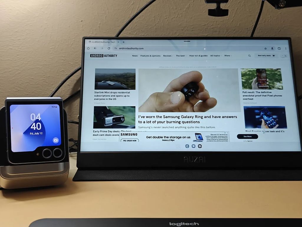 三星 Galaxy Z Flip6 手机虽不支持 DeX，但可强制启用桌面模式 - 5