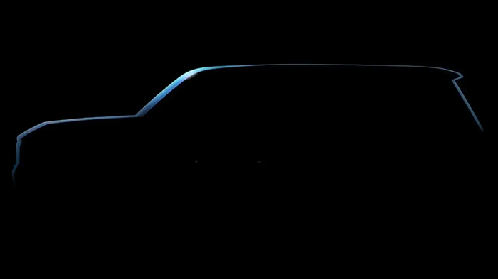 起亚发布EV9纯电动SUV首张预告草图，新车将于11月11日亮相 - 1
