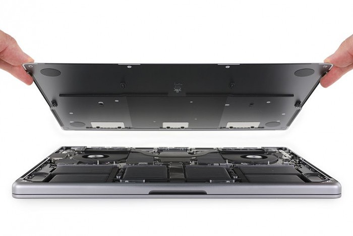 iFixit拆解14吋MacBook Pro发现有电池拉片 更容易手动更换电池 - 1