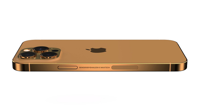 苹果 iPhone 14 Pro Max 全新古铜色版渲染图出炉：辨识度拉满 - 8