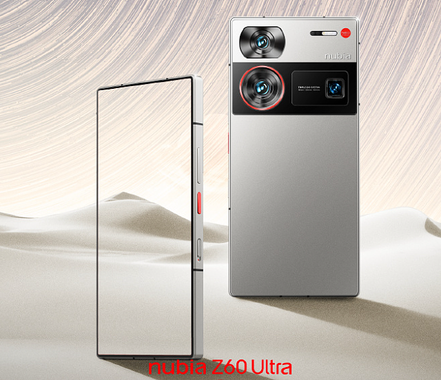 努比亚 Z60 Ultra 手机亮相：业界独家真全面屏，保留星空典藏版 - 3