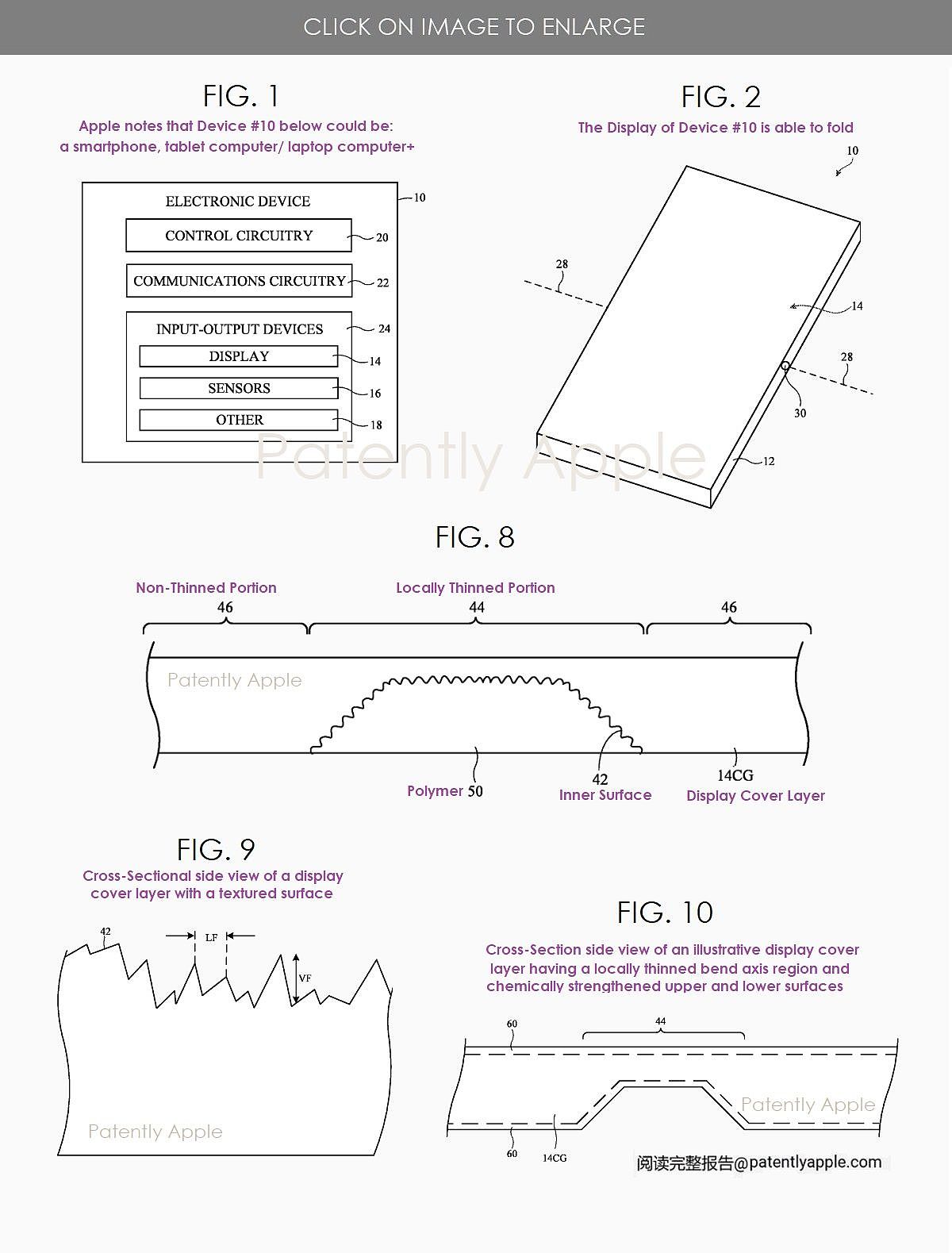 苹果柔性折叠屏新技术专利获批，可防止折叠处玻璃破裂 - 2