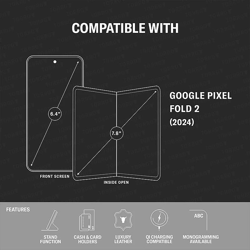 谷歌 Pixel 9 Pro Fold 手机壳曝光：外屏 6.4 英寸、内屏 8.02 英寸 - 3