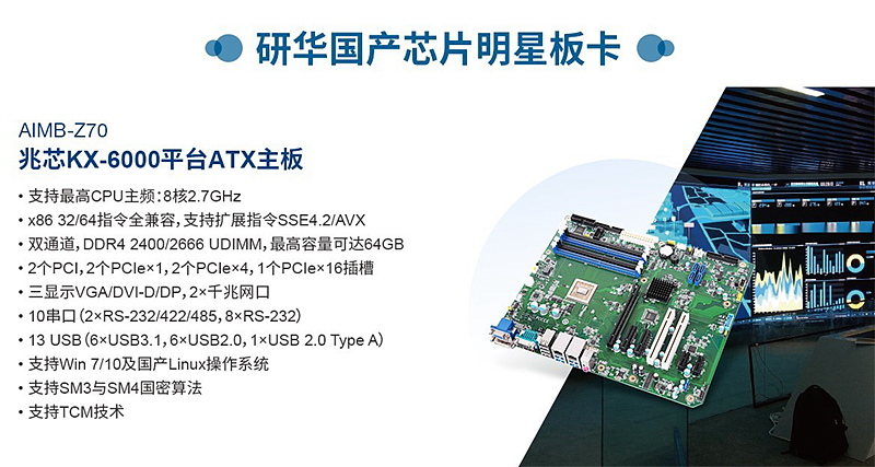 研华推出兆芯平台主板：支持 KX-6000 系列处理器，含 ITX / ATX 款 - 3