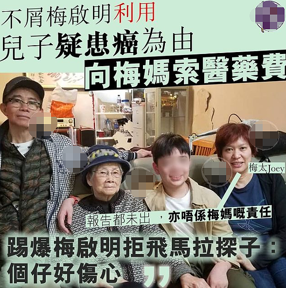 梅艳芳大嫂回应13岁儿子疑患癌：颈部越来越肿，正在等化验结果 - 3