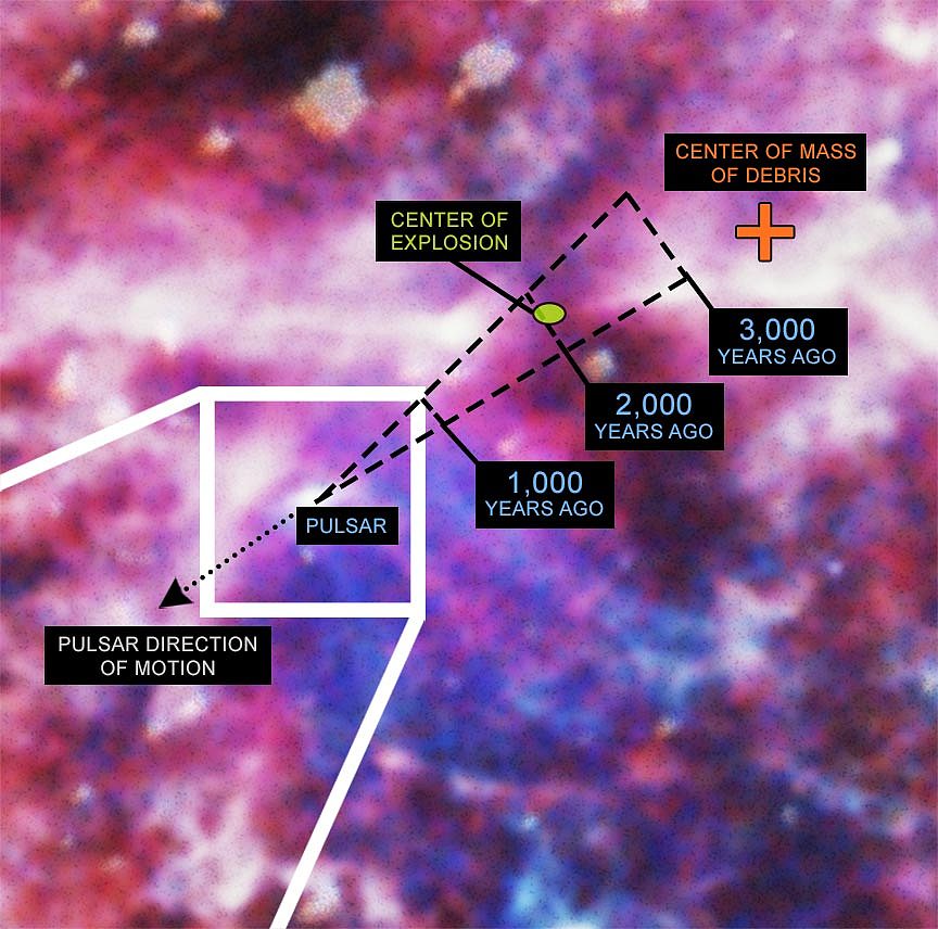 NASA钱德拉X射线天文台捕捉到脉冲星 - 3