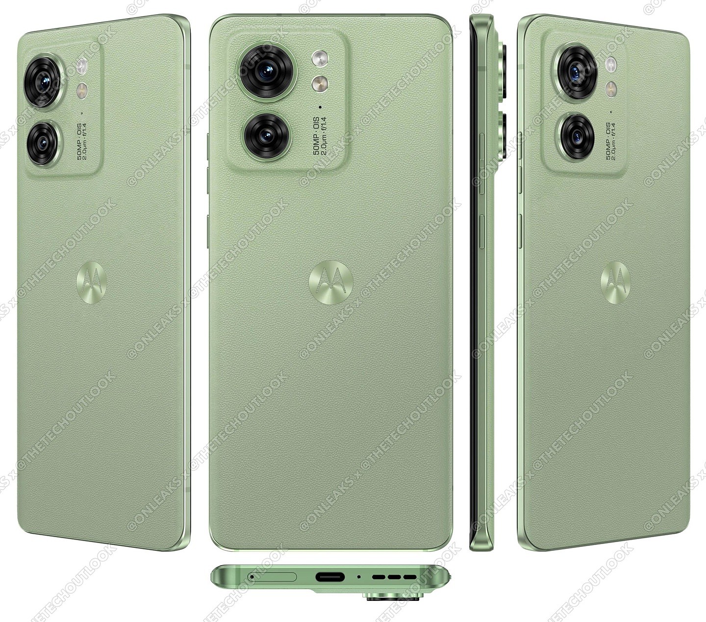 摩托罗拉 Edge 40 5G 手机高清渲染图曝光，消息称售价为 599 欧元 - 3