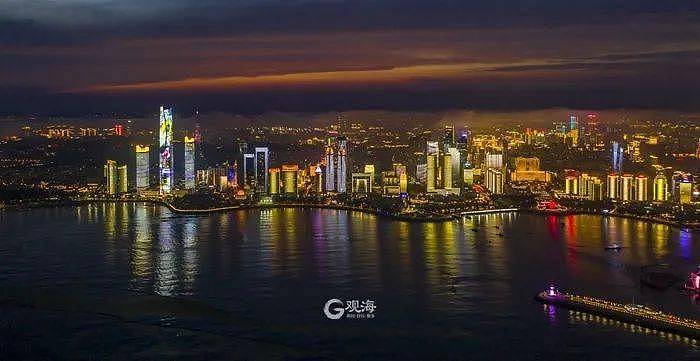 英语新闻｜Splendid sunset glow shines in Qingdao - 5