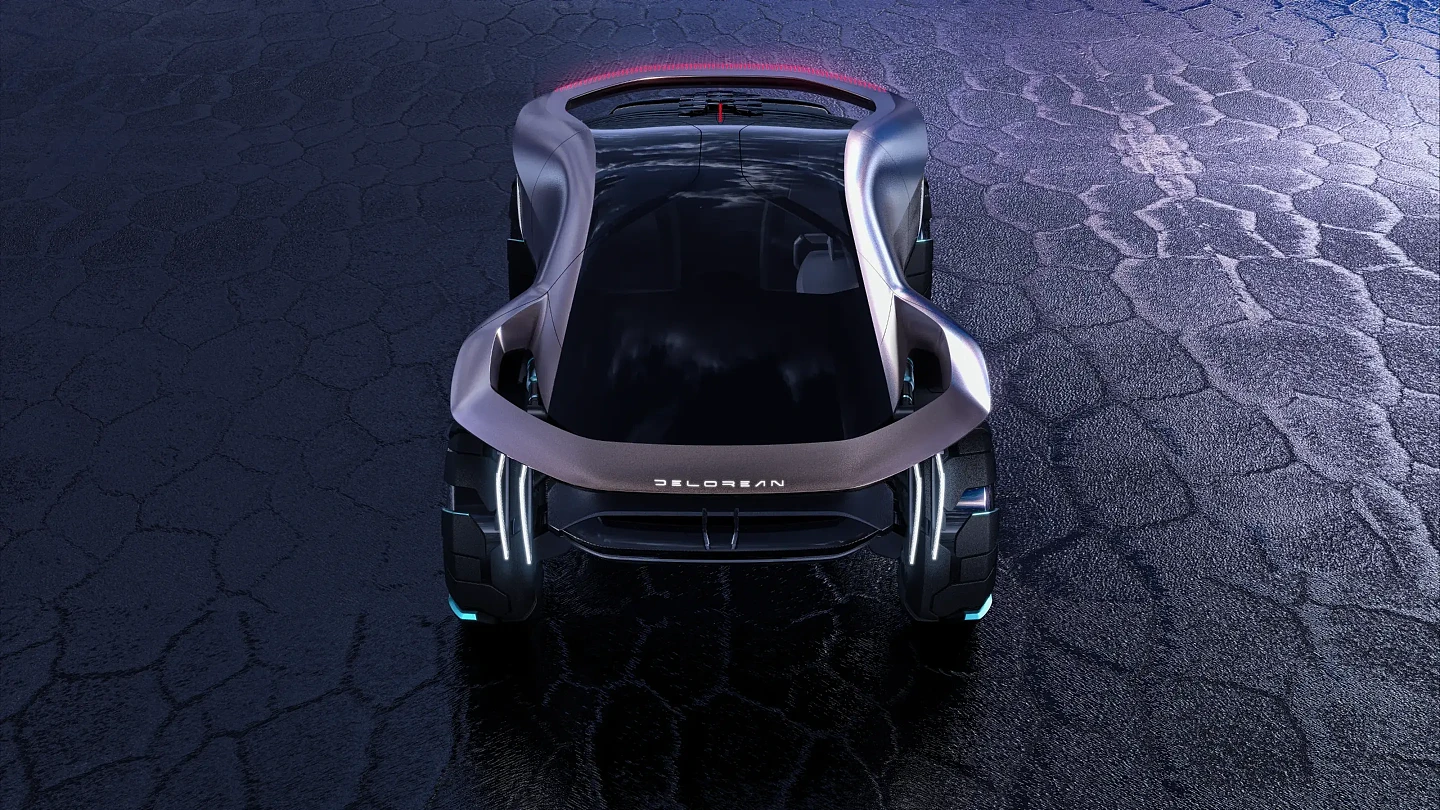 极富未来科技感：Delorean展示Omega 2040概念车 - 8