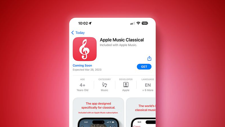 苹果 Apple Music Classical 已上架 App Store，3 月 28 日推出 - 1
