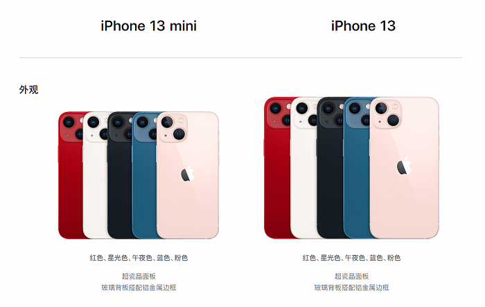 iPhone 13全系规格对比：mini还是单卡、Pro系列完整五核GPU - 2
