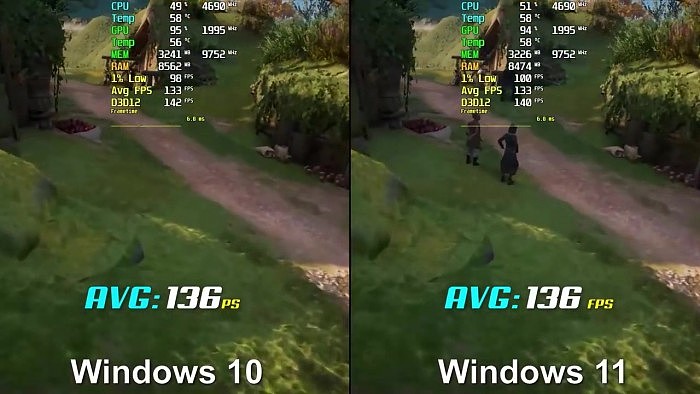 Windows 10与11游戏运行对比 后者硬件占用率更高 - 5
