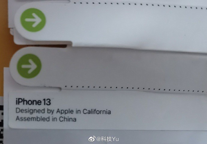 苹果新机包装贴纸曝光：确定为iPhone 13、中国生产 - 1