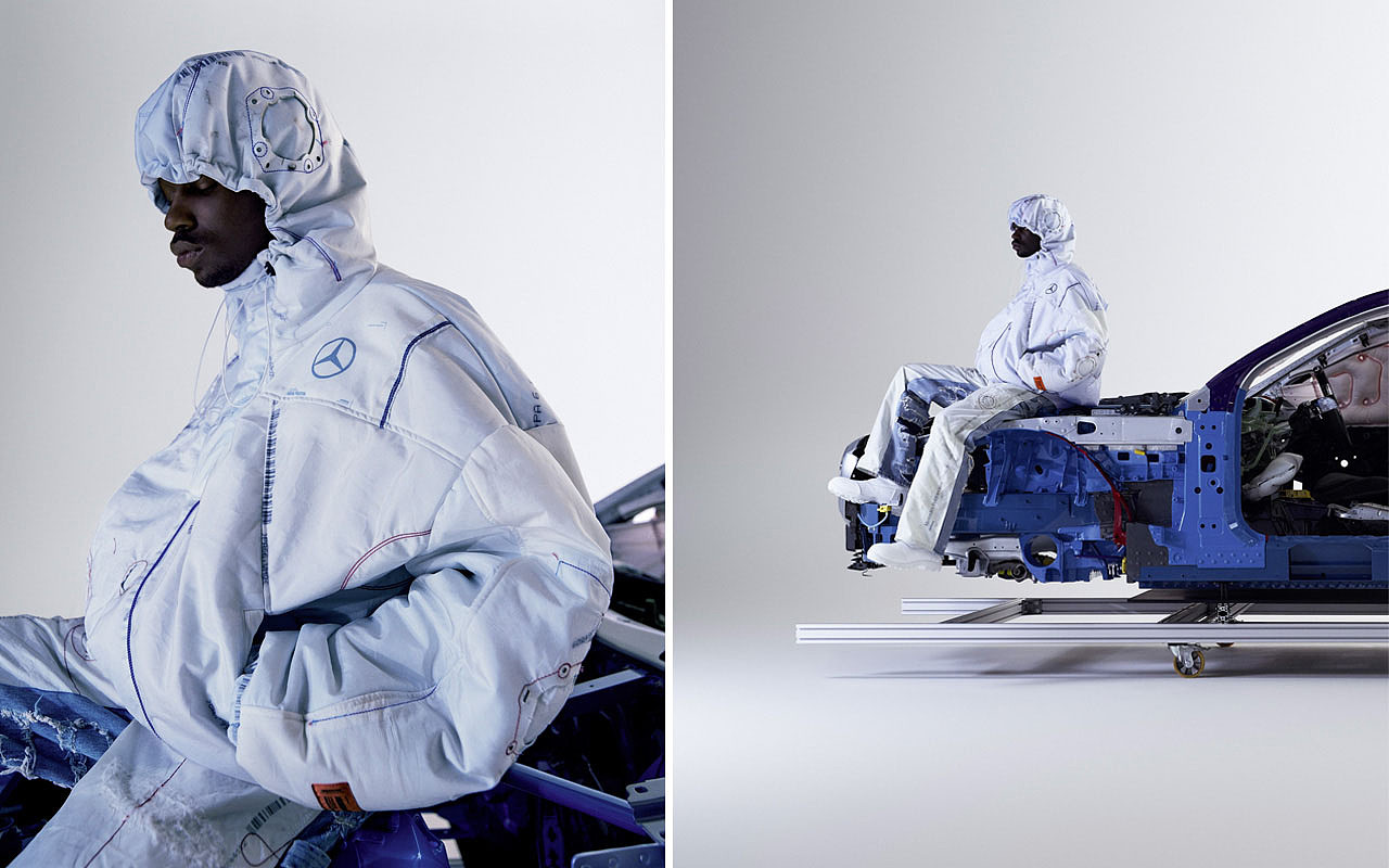 梅赛德斯-奔驰联手时尚设计师将安全气囊打造成服装 - 3