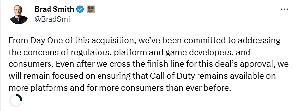 微软总裁谈Xbox和PS协议：将确保COD登陆更多平台 - 1