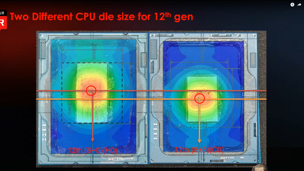 微星展示英特尔 12 代酷睿 CPU 开盖照：钎焊导热，核心面积明显缩小 - 3