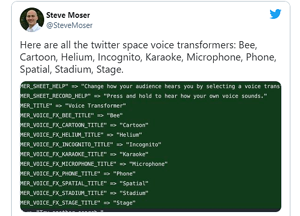 Twitter Spaces将很快推出“声音转换器”功能 - 1