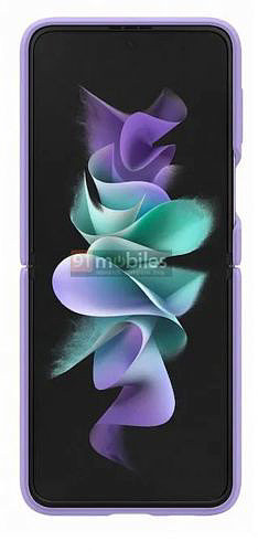 三星 Galaxy Z Flip 3 官方保护套渲染图出炉：多种材质/配色 + 自带拉环 - 3