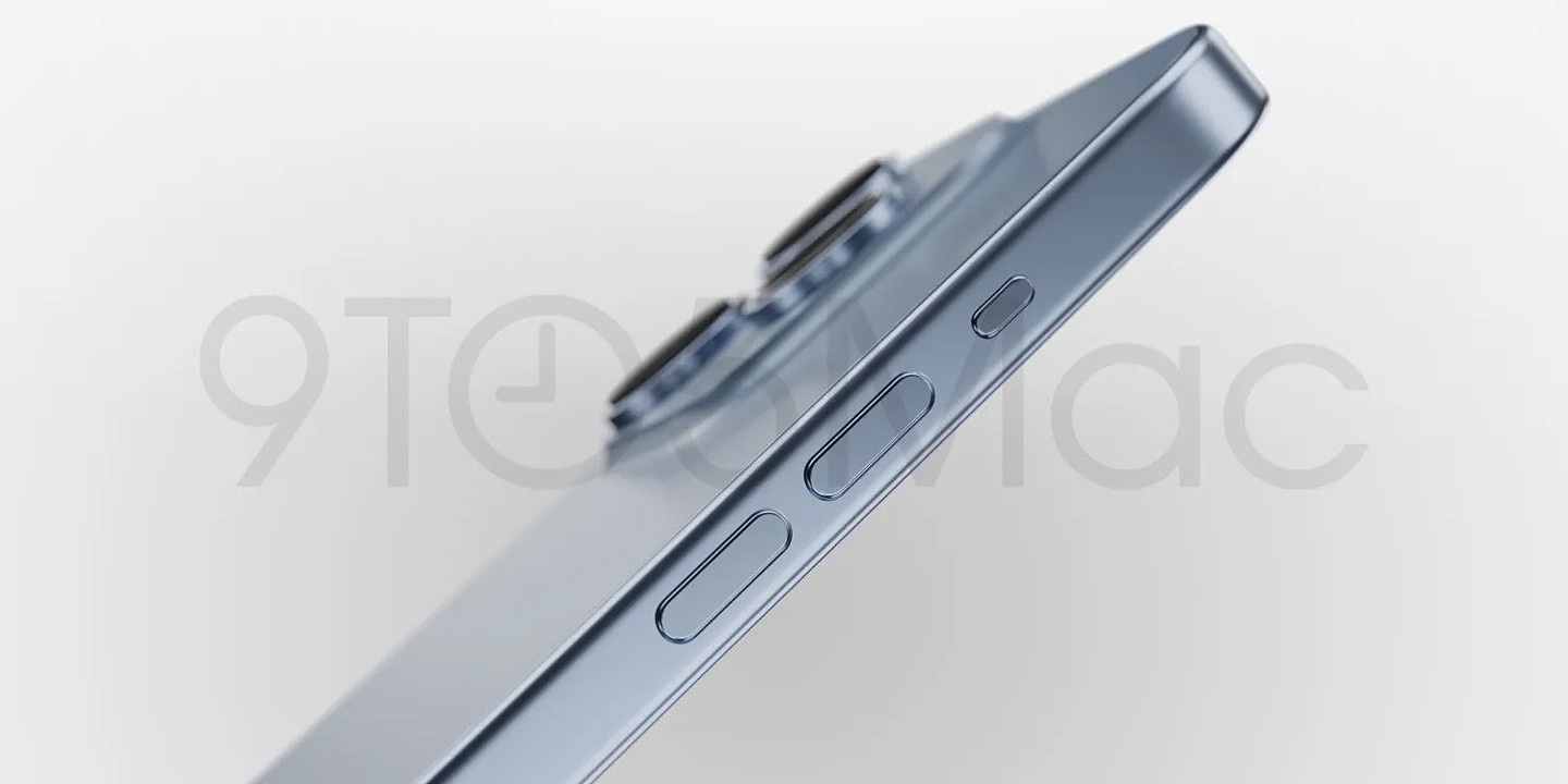 最新苹果 iPhone 15 Pro / Max 渲染图出炉，全新静音按键引发关注 - 1