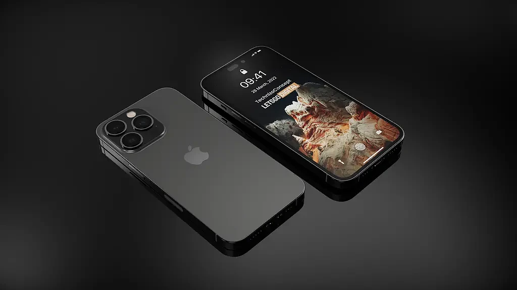 [视频]iPhone 14 Pro高清渲染：双打孔设计+A16 Bionic芯片 - 2
