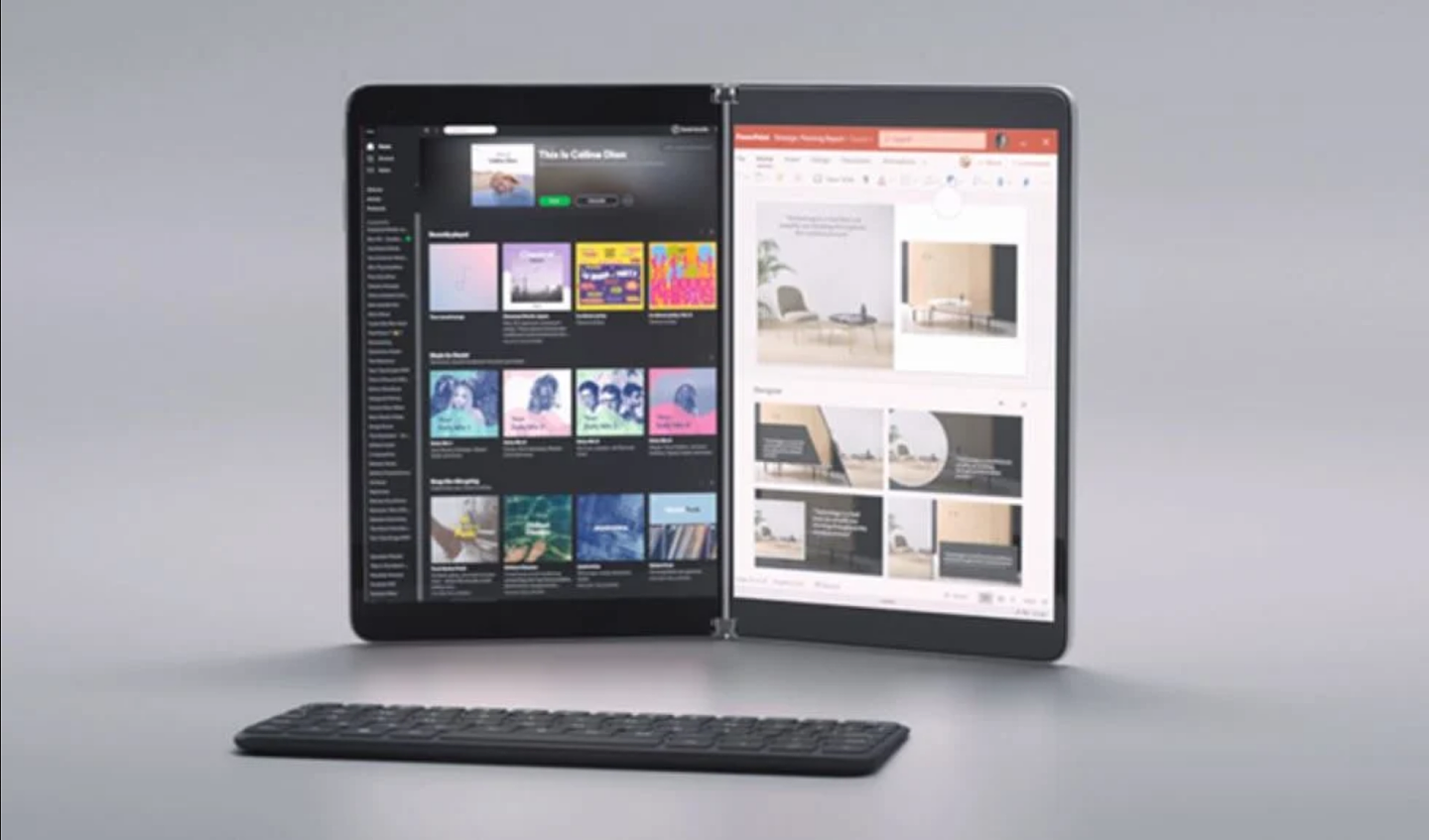 微软双屏平板Surface Neo出现在电影《红色通缉令》中 - 1
