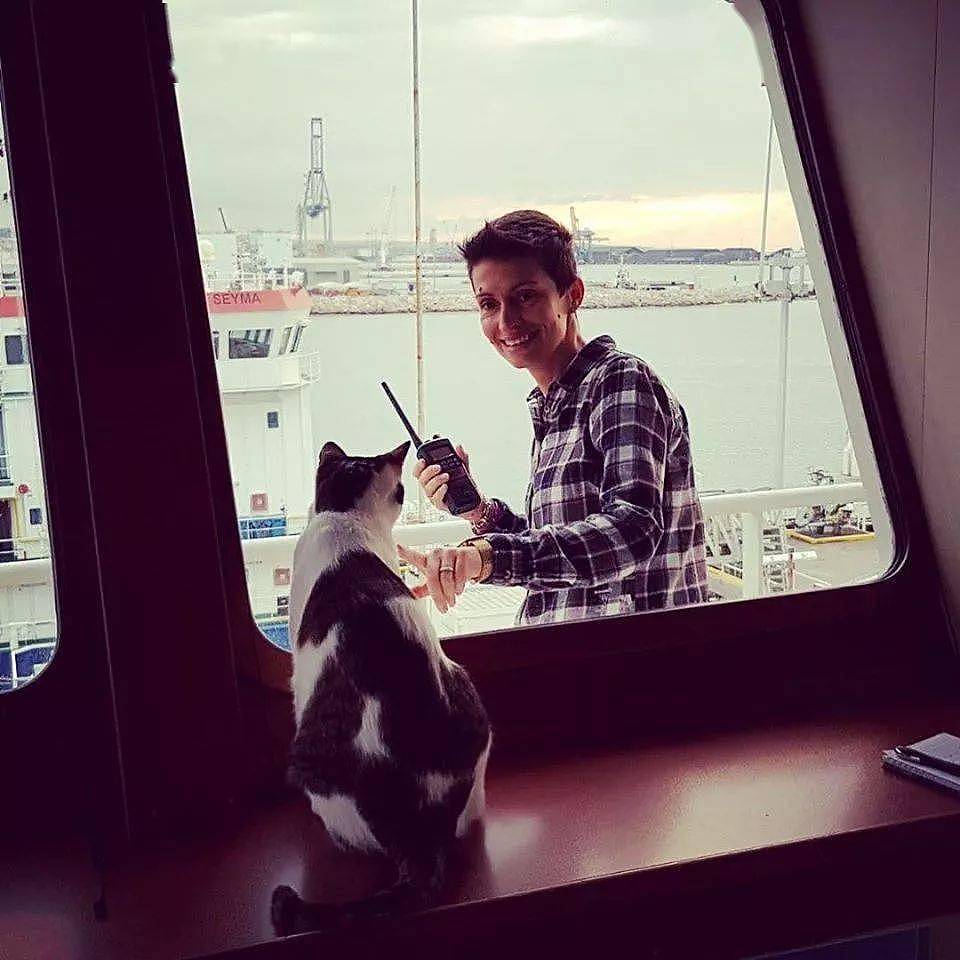 救了小猫却犯愁，因为她在轮船上工作，于是带猫上船 - 24